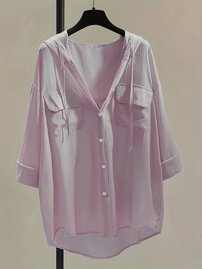 Marit | Elegante blouse met capuchon