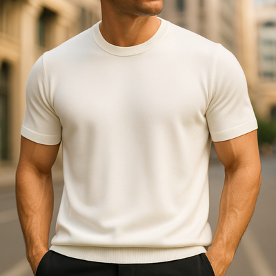 Dieter | Elegant t-shirt met korte mouwen