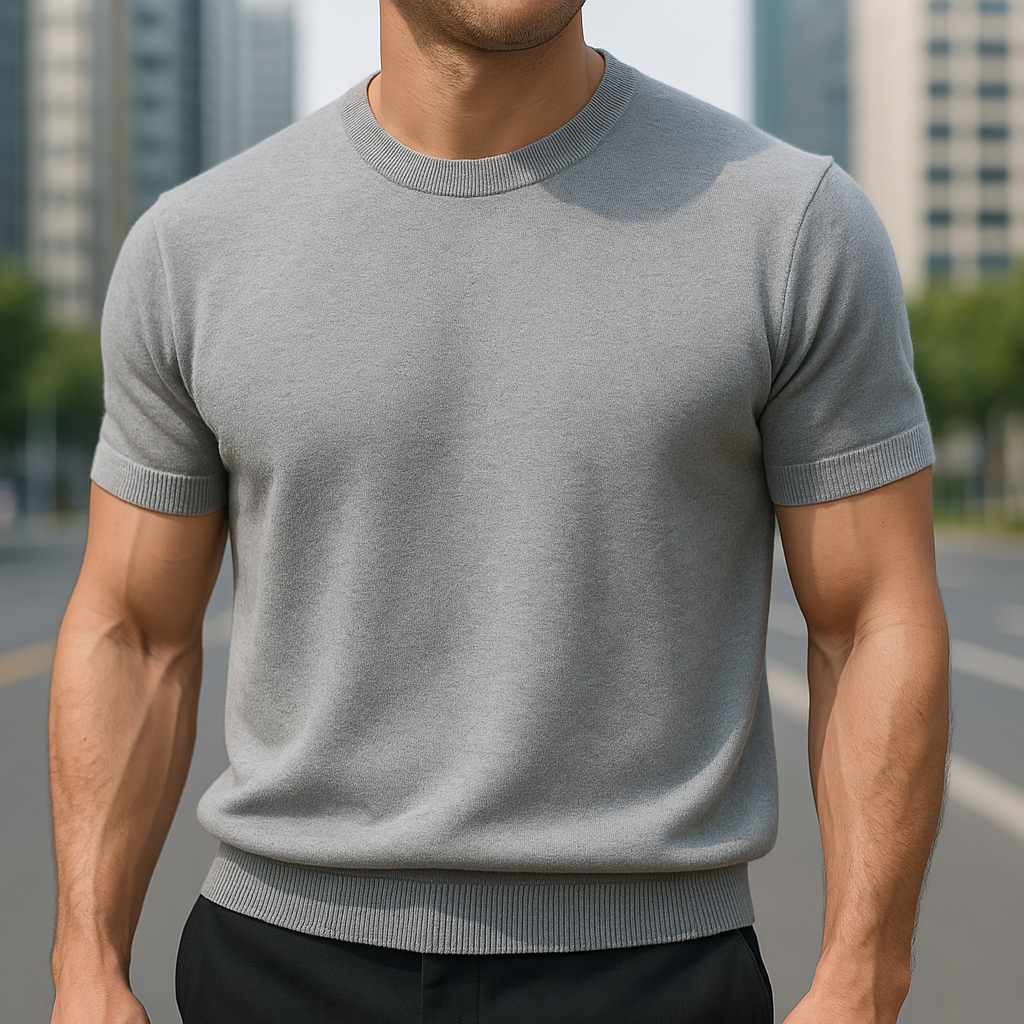 Dieter | Elegant t-shirt met korte mouwen