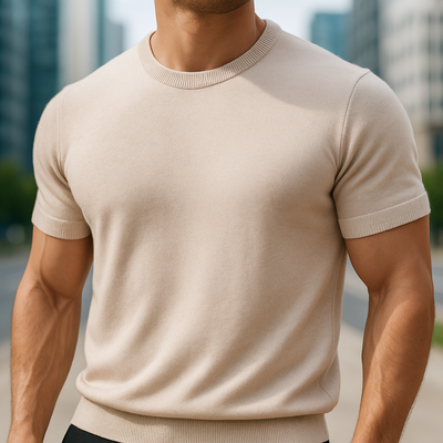 Dieter | Elegant t-shirt met korte mouwen
