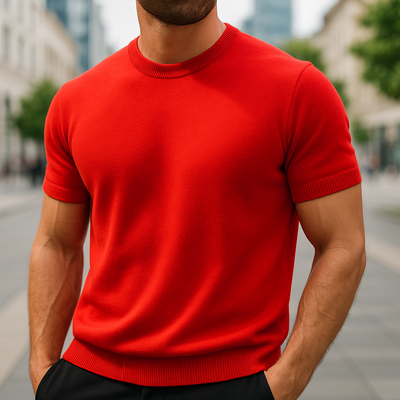 Dieter | Elegant t-shirt met korte mouwen