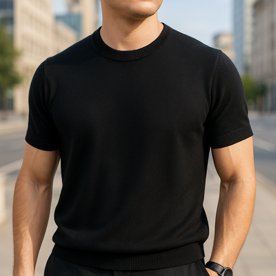 Dieter | Elegant t-shirt met korte mouwen