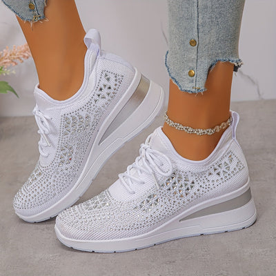 Tine | Elegante sneaker met diamantjes