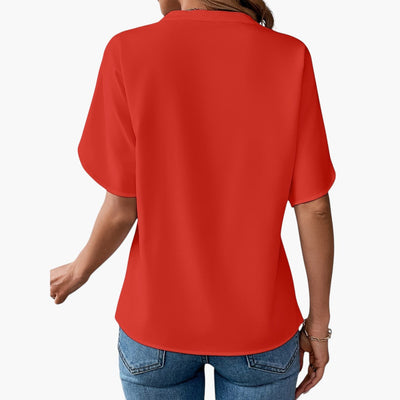 Thea | Elegante blouse met V-Hals