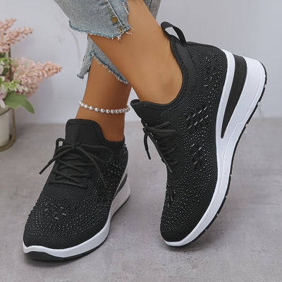 Tine | Elegante sneaker met diamantjes