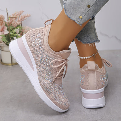 Tine | Elegante sneaker met diamantjes