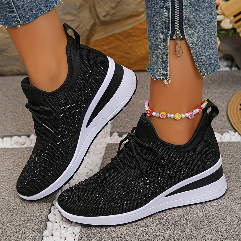 Tine | Elegante sneaker met diamantjes