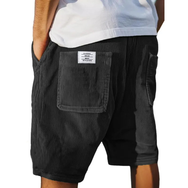 Bjorn | Ribfluwelen short