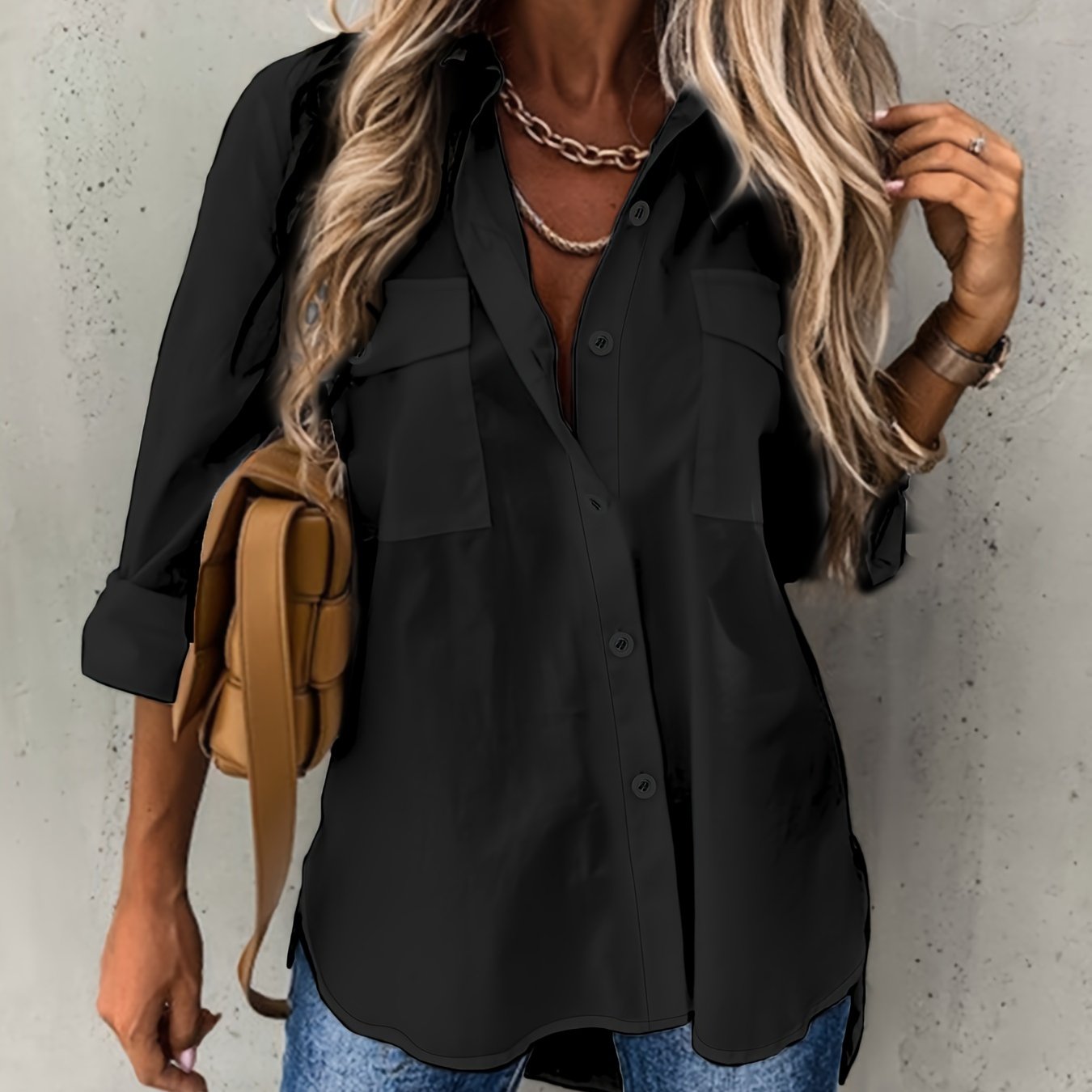 Tess | Minimalistische blouse