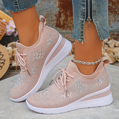 Tine | Elegante sneaker met diamantjes