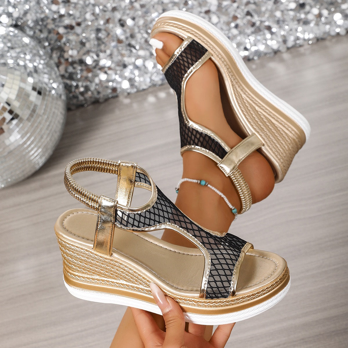 Emily | Sandalen met blokhak
