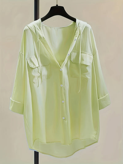 Marit | Elegante blouse met capuchon