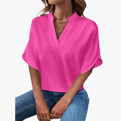 Thea | Elegante blouse met V-Hals