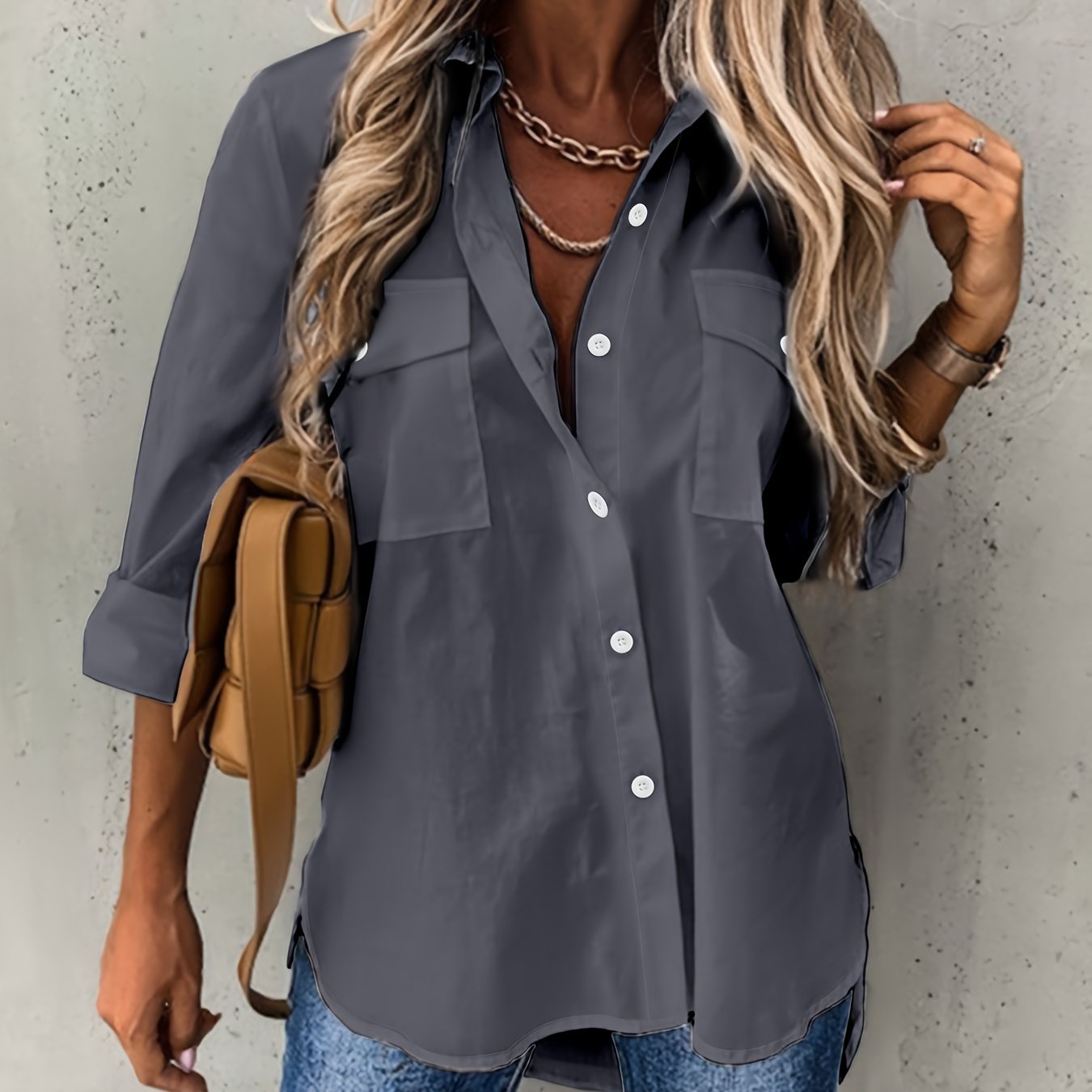 Tess | Minimalistische blouse