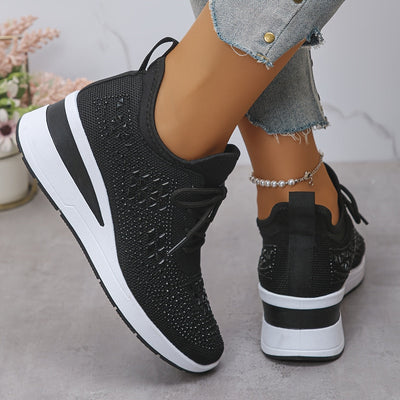 Tine | Elegante sneaker met diamantjes
