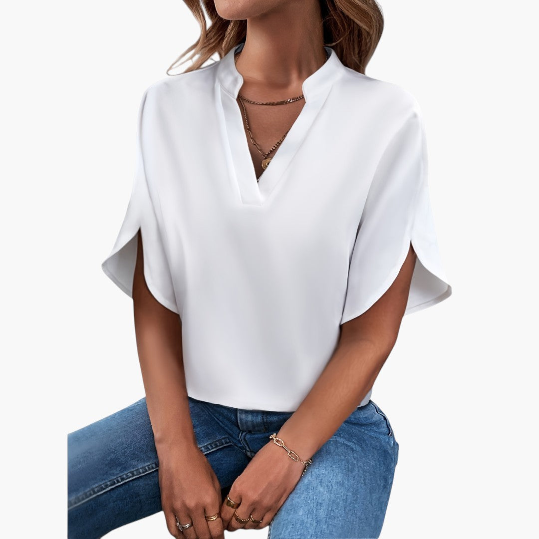 Thea | Elegante blouse met V-Hals