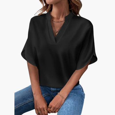 Thea | Elegante blouse met V-Hals