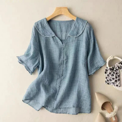 Hannah | Linnen blouse