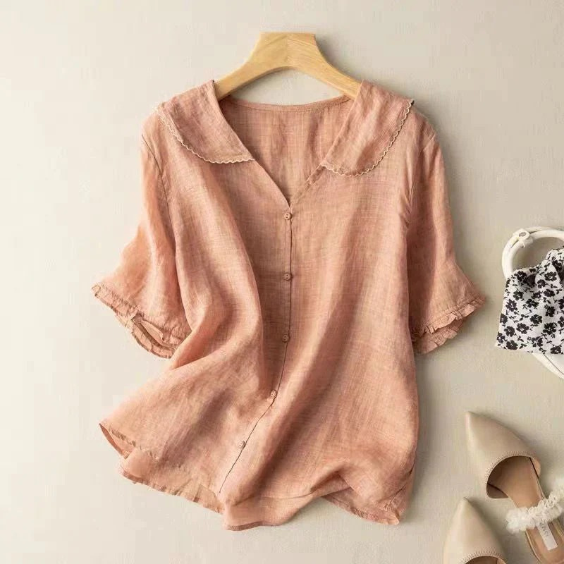 Hannah | Linnen blouse