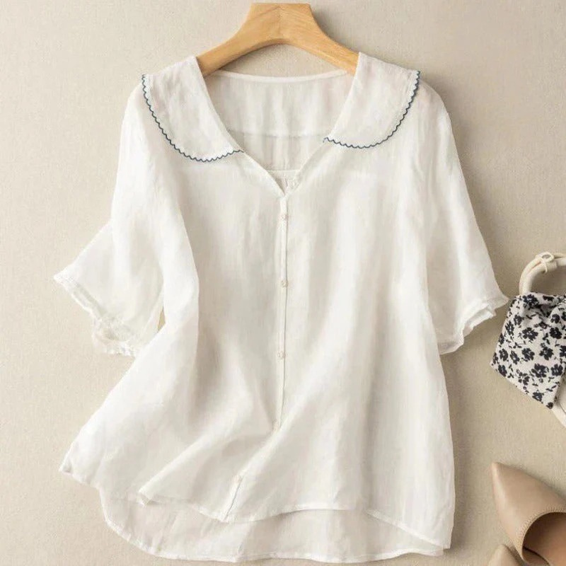 Hannah | Linnen blouse