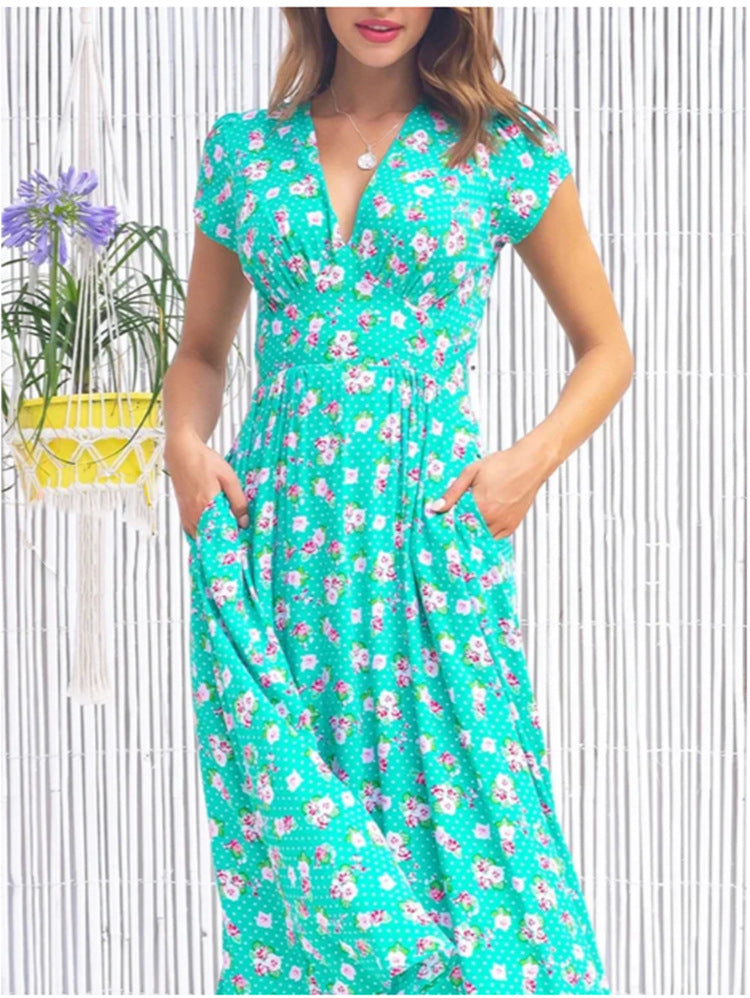 Fienna | Fleurige jurk