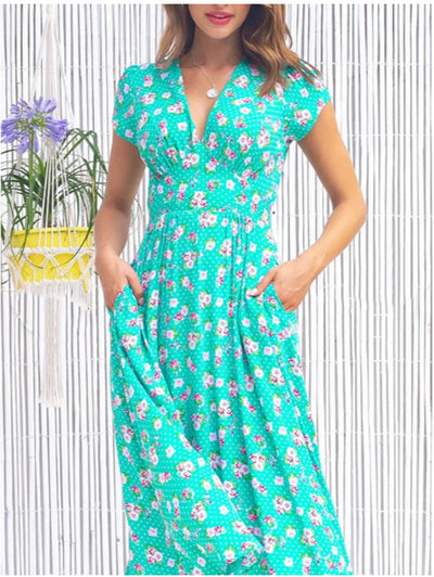 Fienna | Fleurige jurk