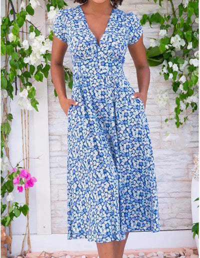 Fienna | Fleurige jurk