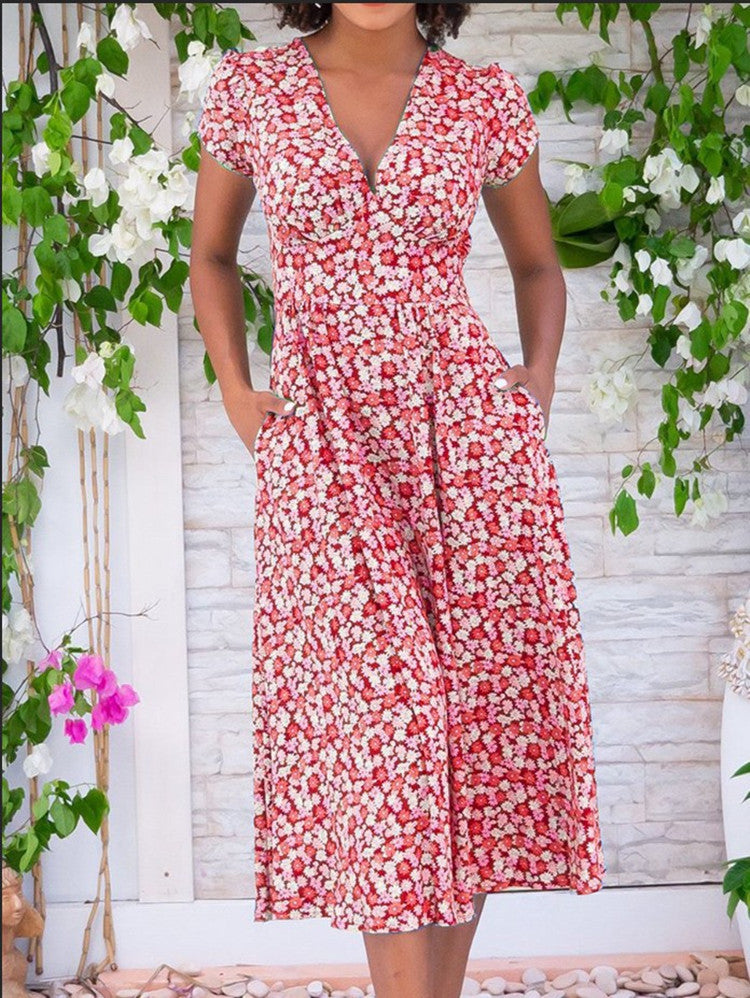 Fienna | Fleurige jurk