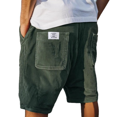 Bjorn | Ribfluwelen short