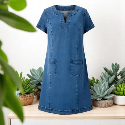 Julie | Denim jurk