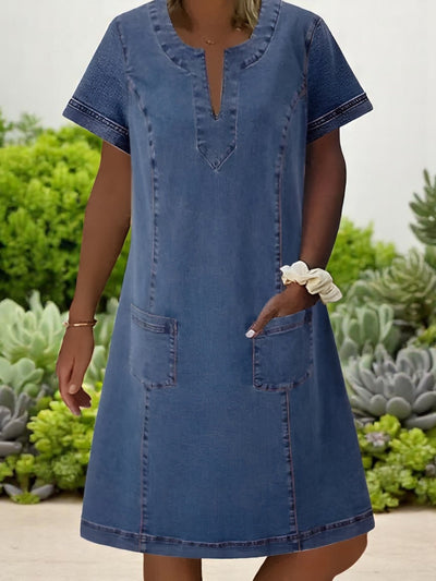 Julie | Denim jurk