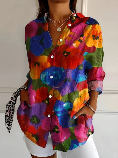 Elsa – Kleurrijke zomerblouse