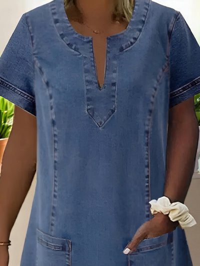 Julie | Denim jurk