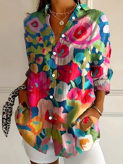 Elsa – Kleurrijke zomerblouse
