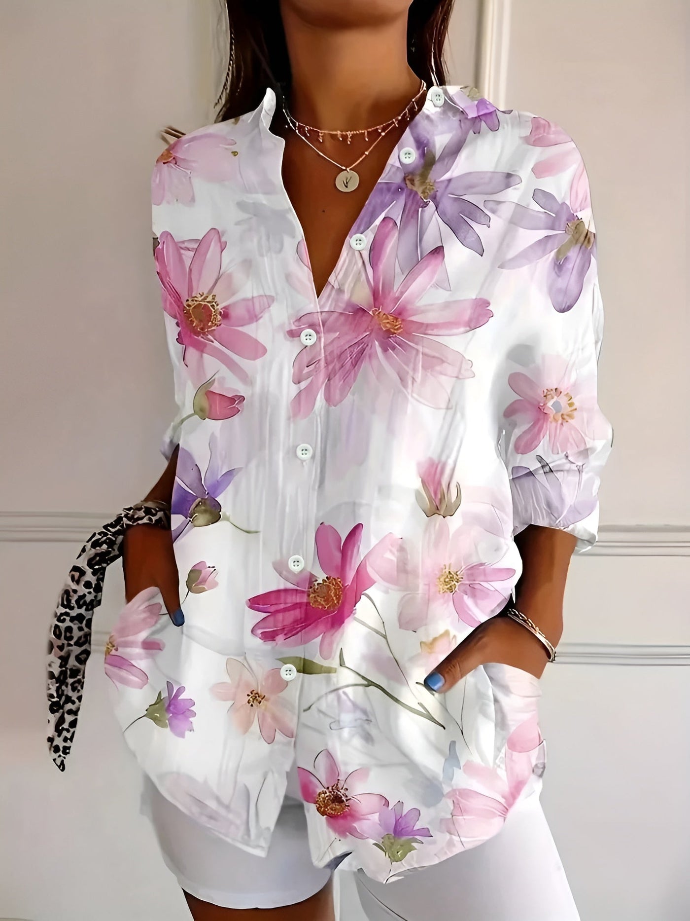 Elsa – Kleurrijke zomerblouse