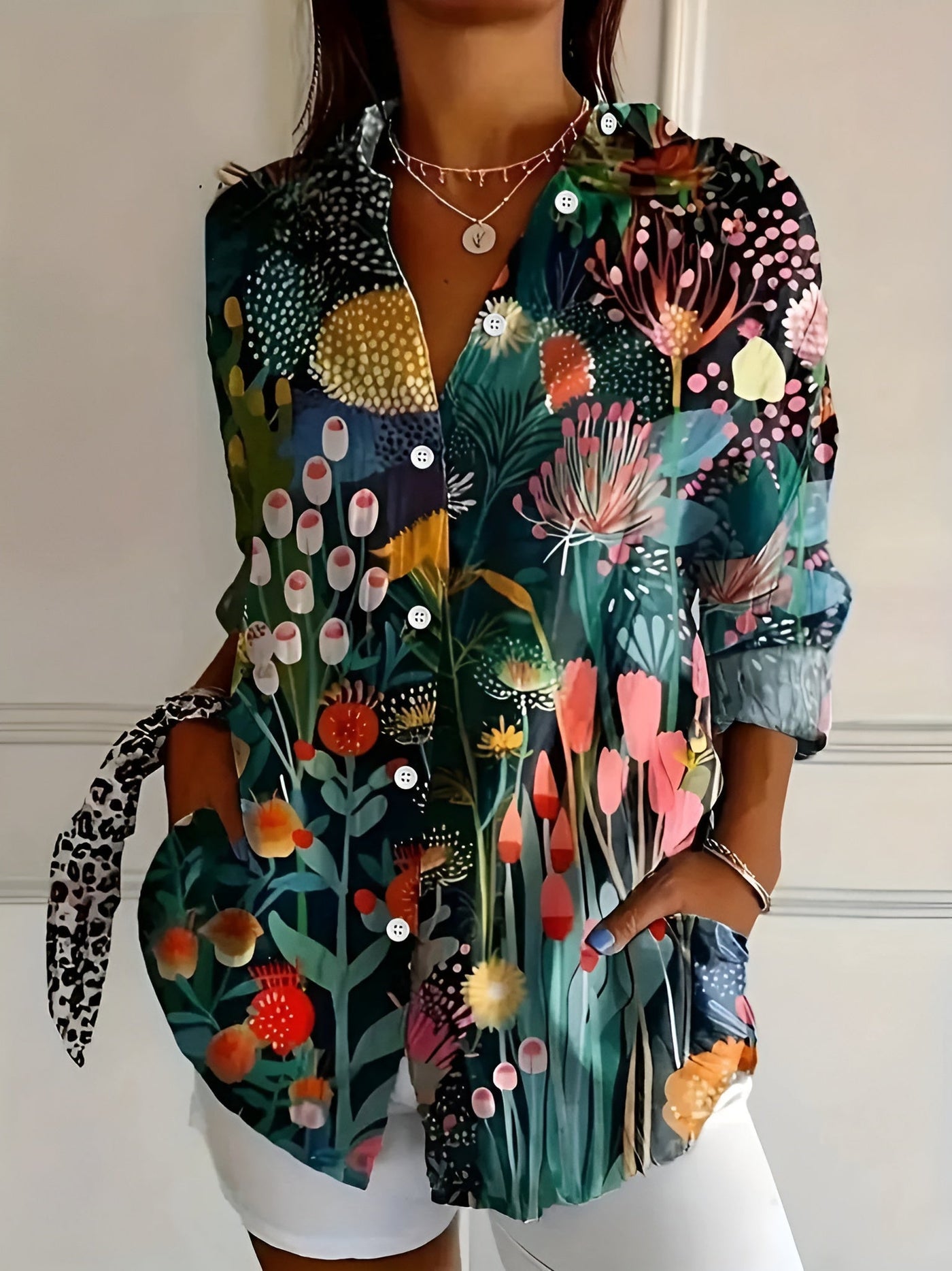 Elsa – Kleurrijke zomerblouse