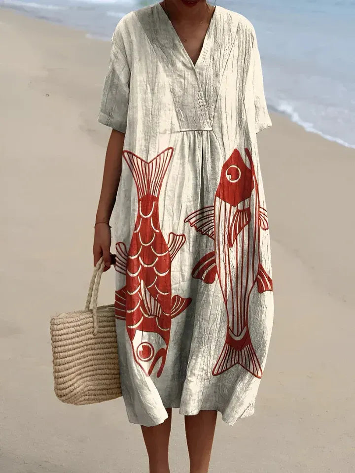 Sofie | Elegante jurk met artistieke twist