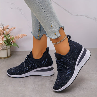 Tine | Elegante sneaker met diamantjes