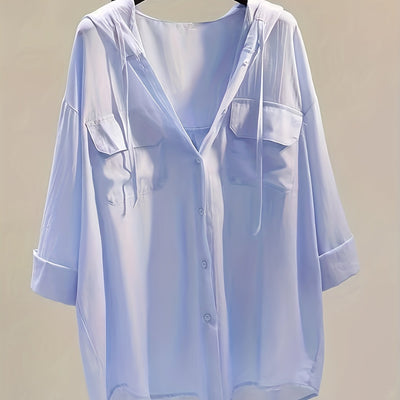 Marit | Elegante blouse met capuchon