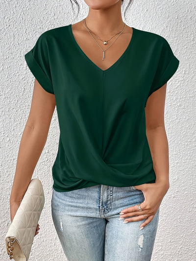 Cleo | Casual shirt met sweetheart halslijn
