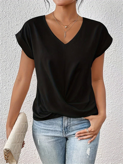 Cleo | Casual shirt met sweetheart halslijn