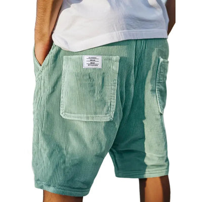 Bjorn | Ribfluwelen short