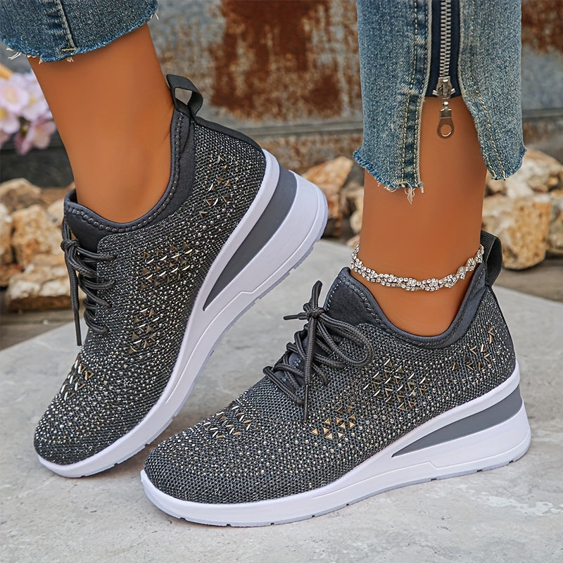 Tine | Elegante sneaker met diamantjes