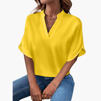 Thea | Elegante blouse met V-Hals