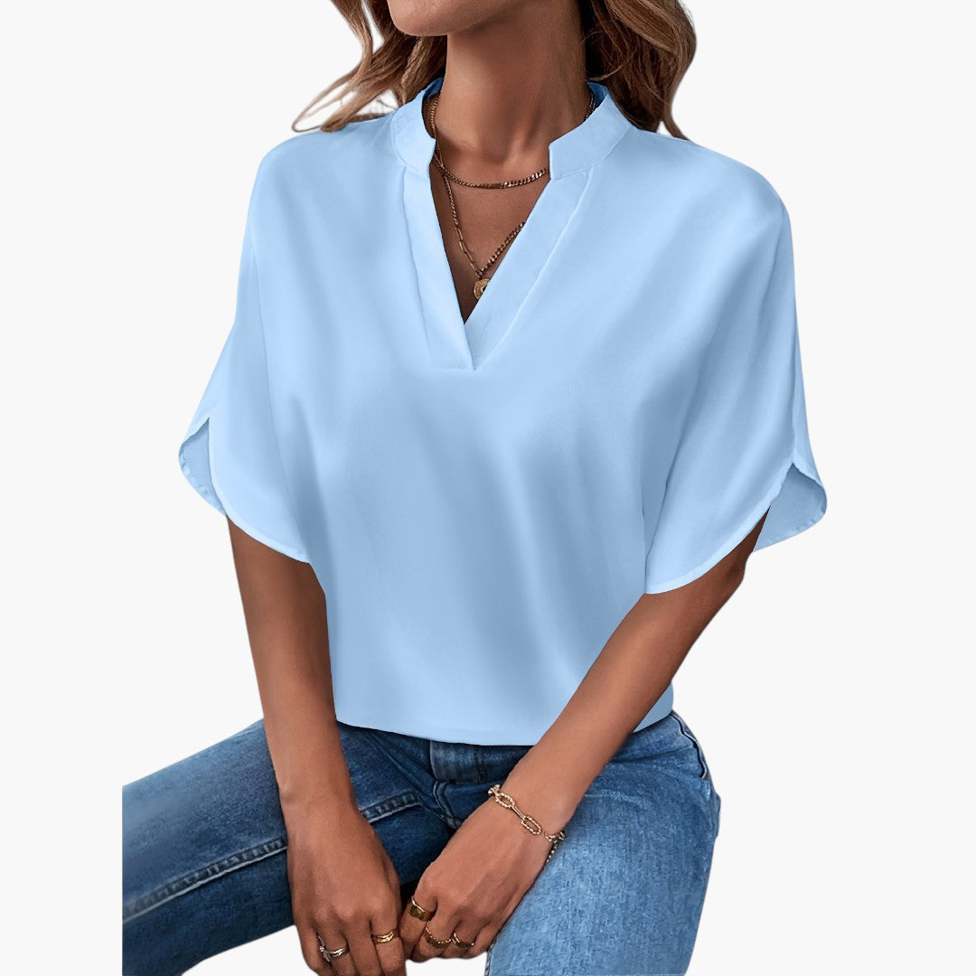 Thea | Elegante blouse met V-Hals