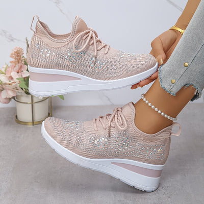 Tine | Elegante sneaker met diamantjes