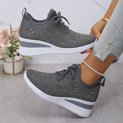 Tine | Elegante sneaker met diamantjes