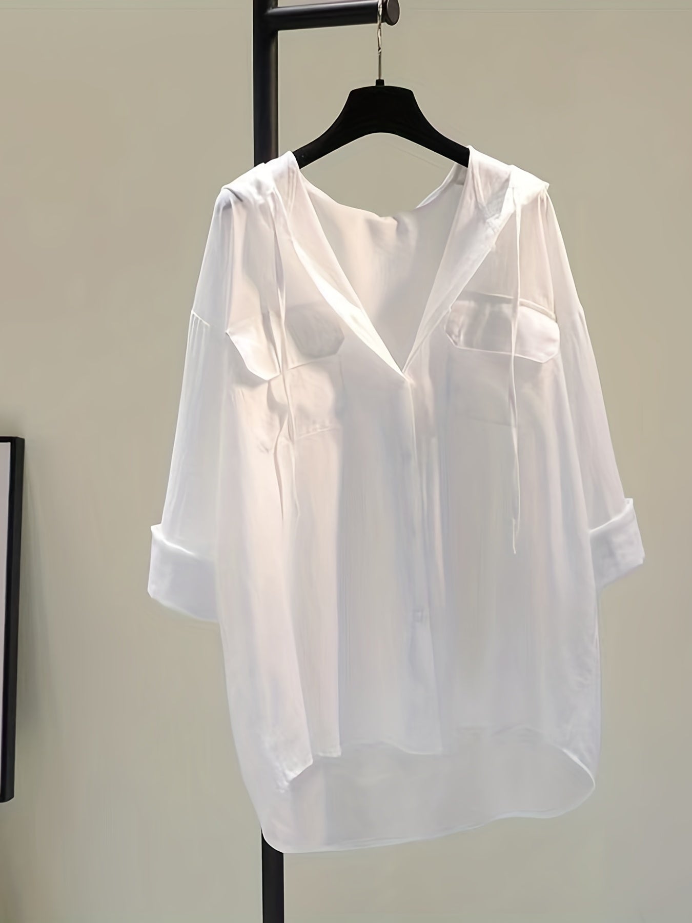 Marit | Elegante blouse met capuchon